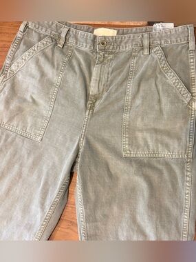 CO Sage Green Cropped Utility Pants